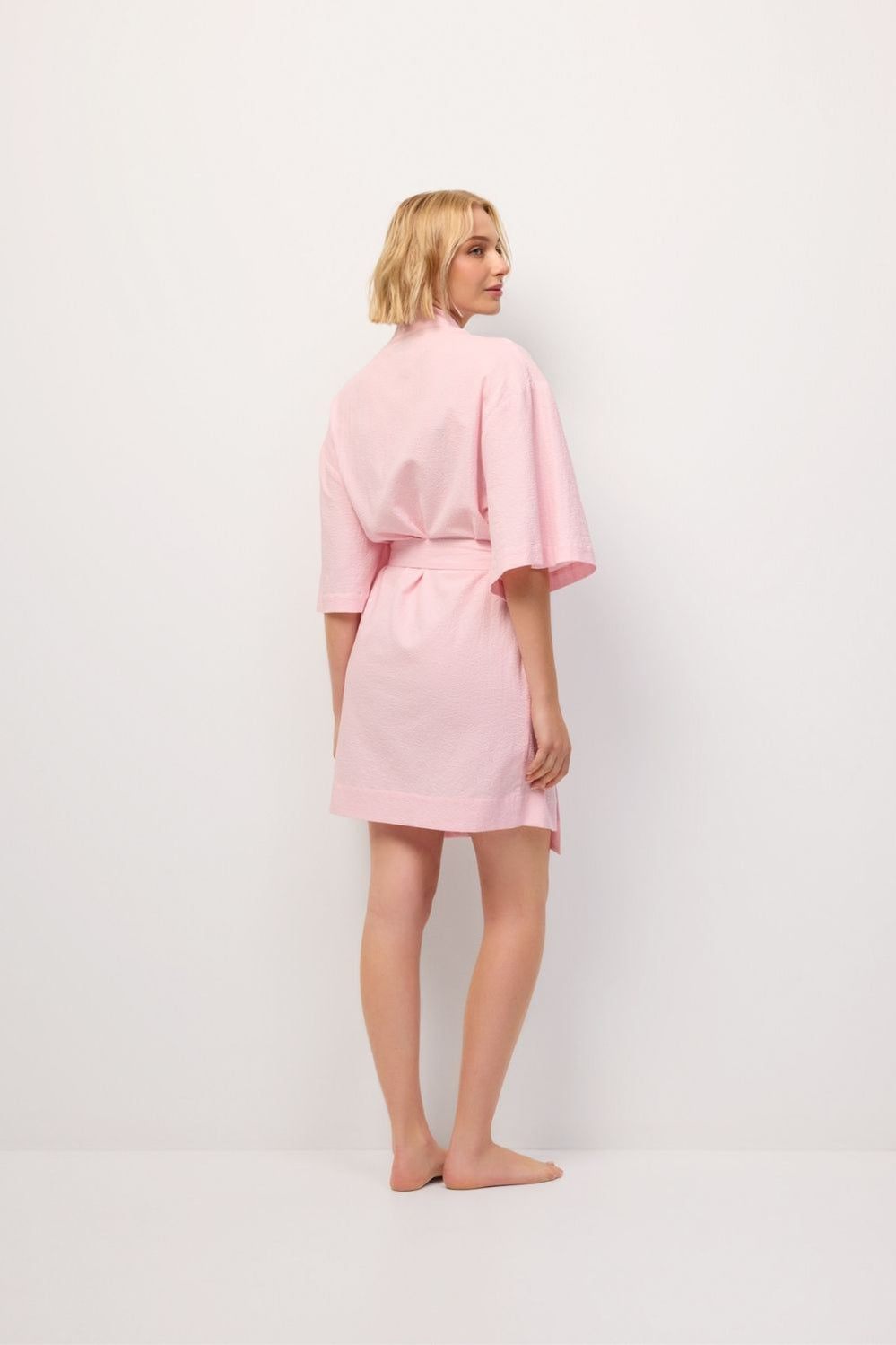 Kimono Robe - Baby Pink - image 4