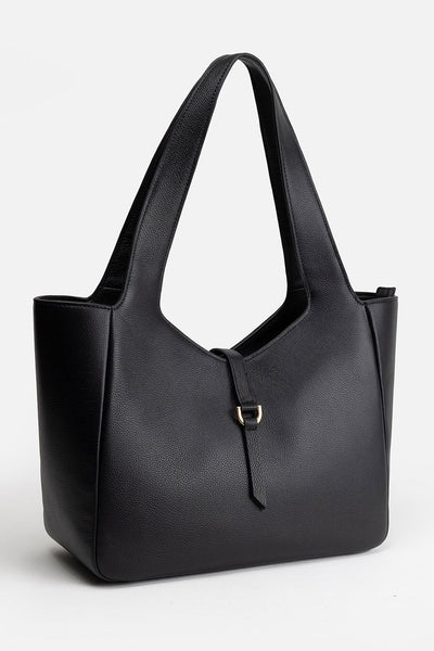 Maia Soft Shoulder Tote - Black - image 2