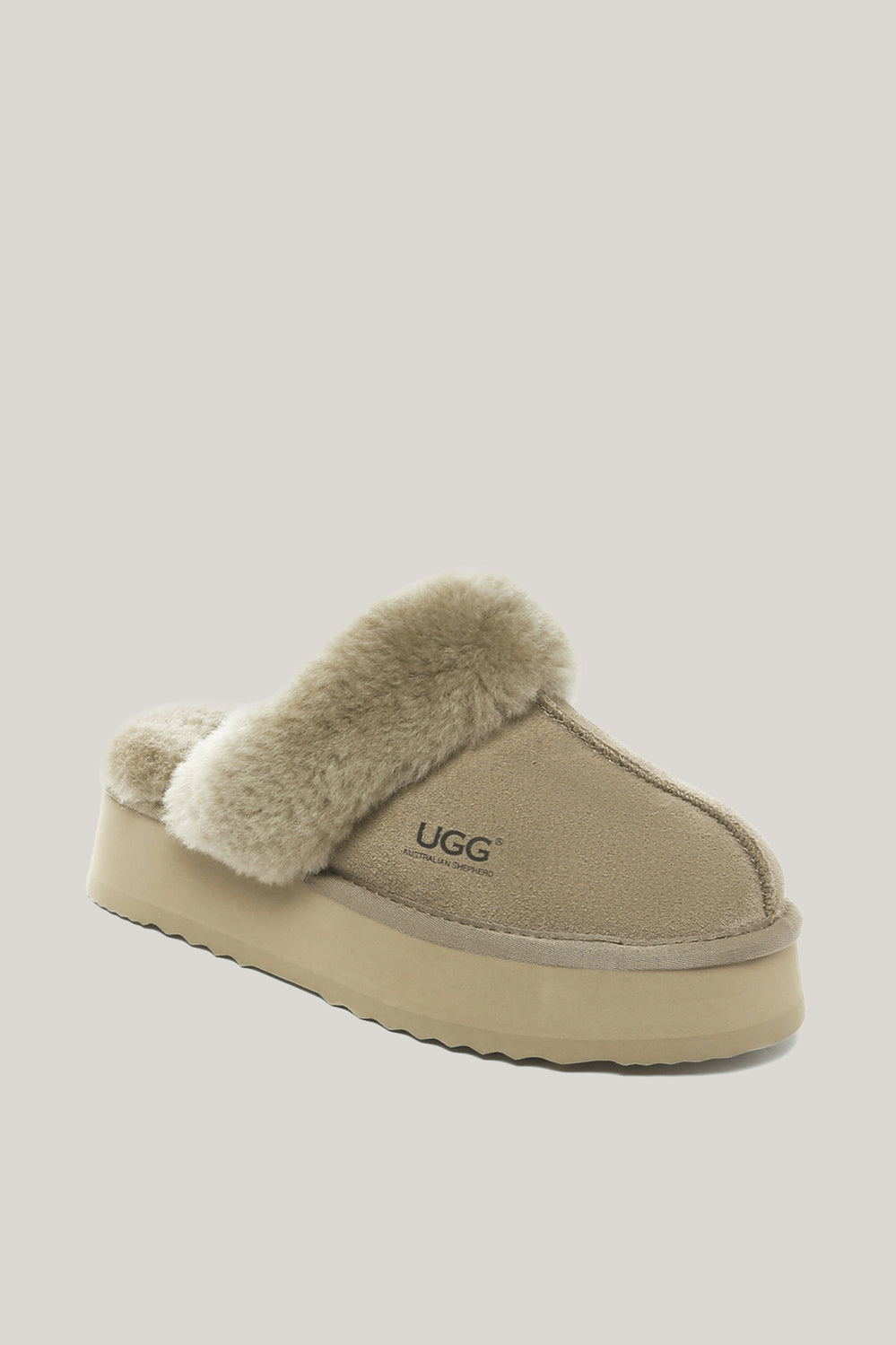 Musa Platform Slippers - Dark Green - image 2