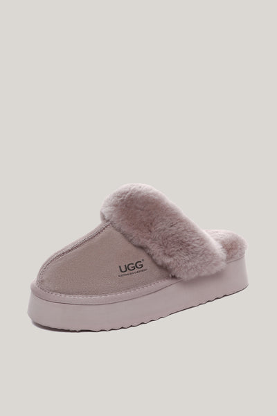 Musa Platform Slippers - Dawn Pink - image 3