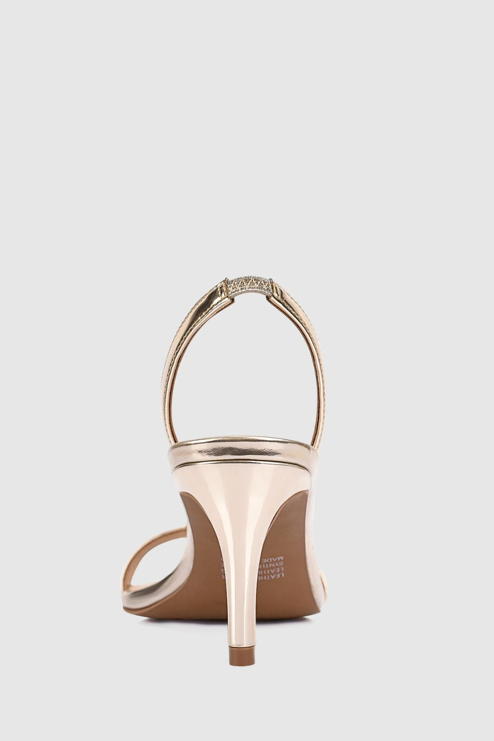 Clara Heel - Gold Metallic - image 4