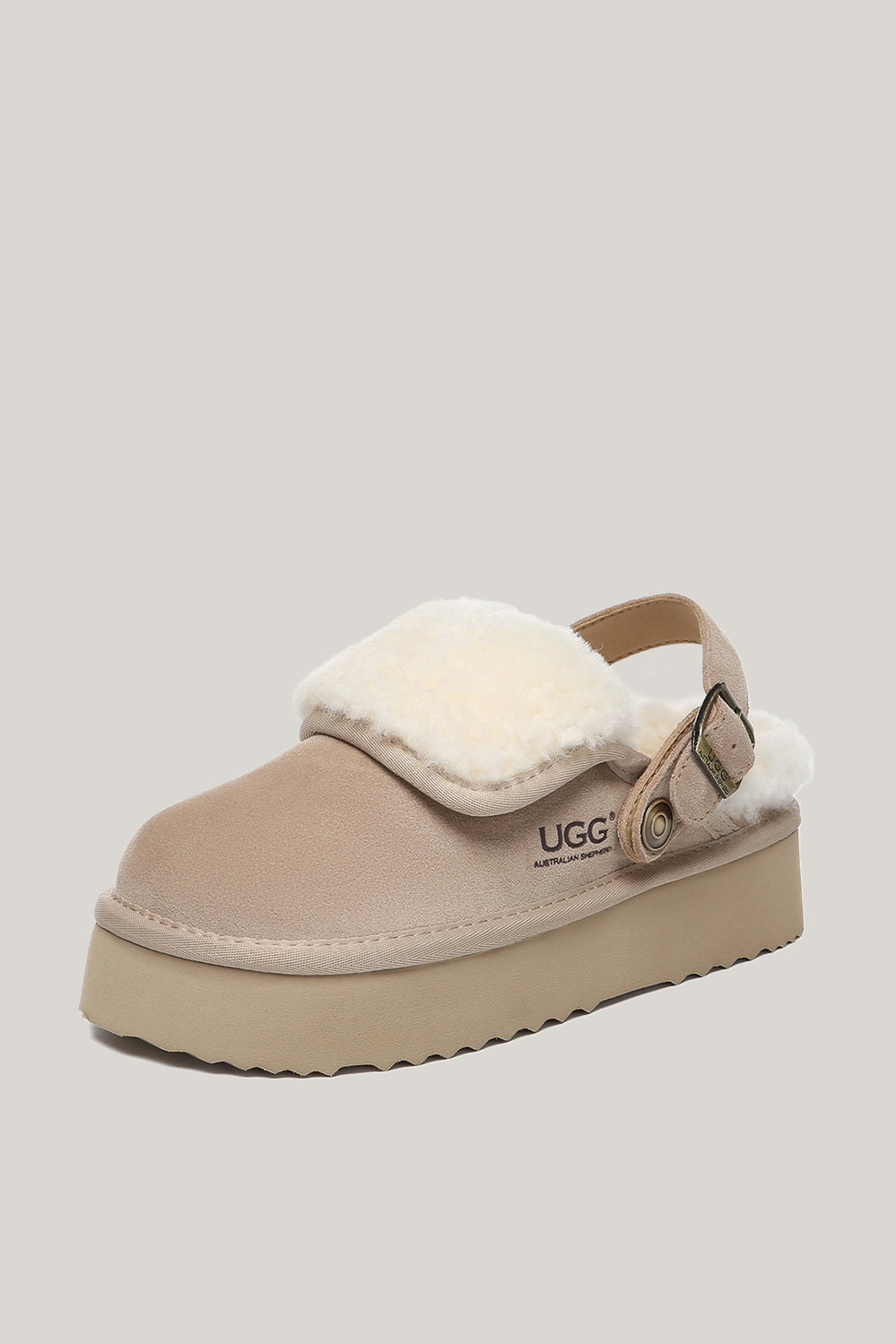 Tenley Platform Slippers - Sand - image 2