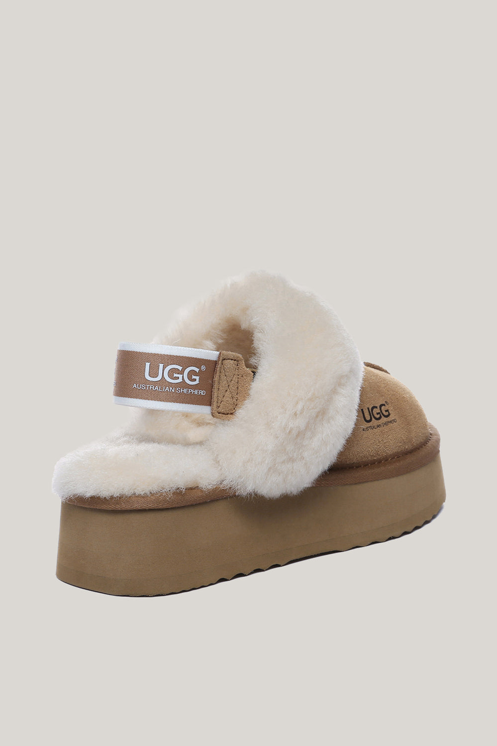 Musa Platform Slippers - Chestnut - image 2