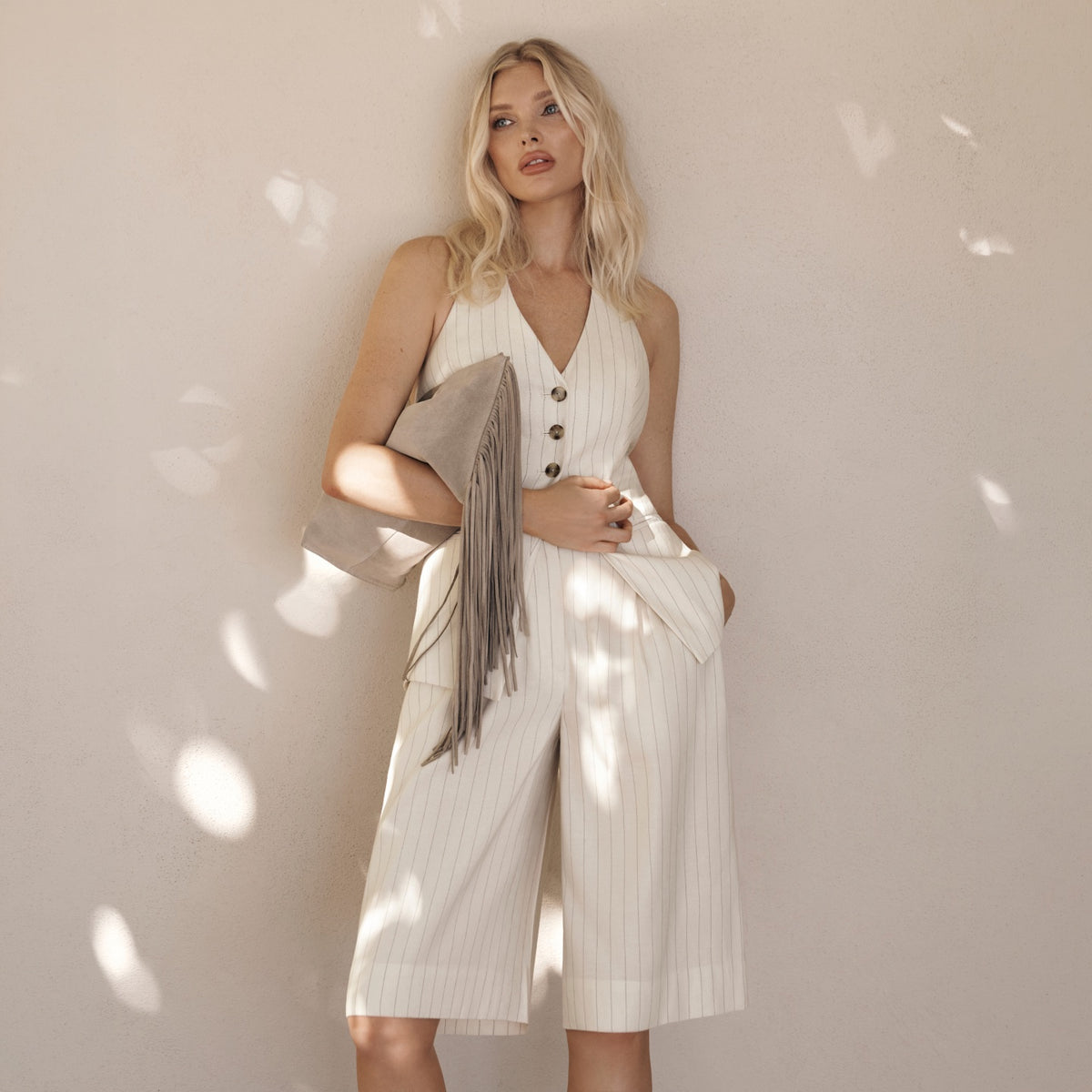 Elsa Hosk wearing the Elsa Hosk edit for Witchery