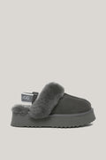 Musa Platform Slippers - Grey - image 1