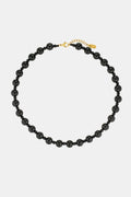 Constance Necklace | Black Agate - Black - image 1