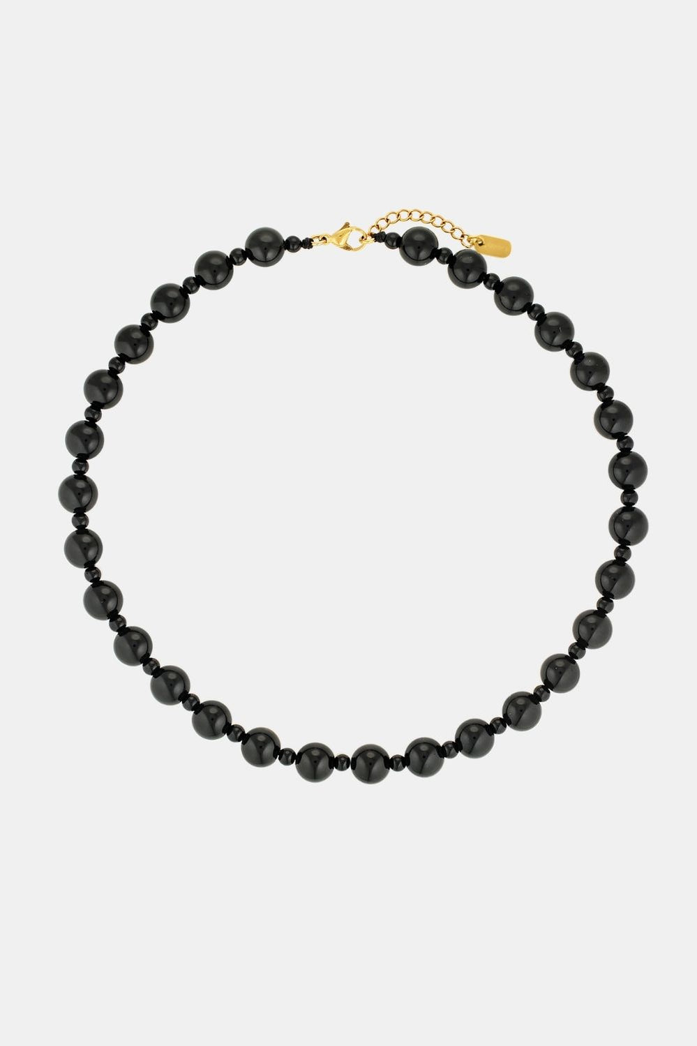 Constance Necklace | Black Agate - Black - image 1