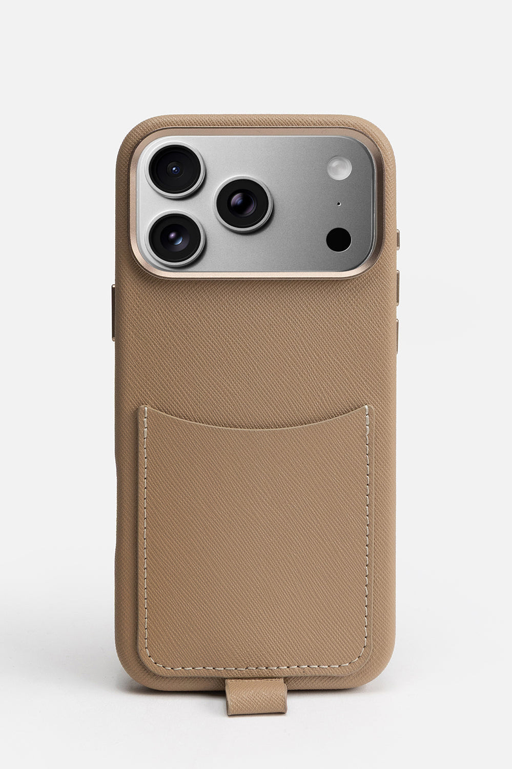 Iphone Case With Strap - 17 Pro Max - Latte - image 1