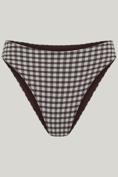 Lena Bottoms - Cocoa Gingham - image 1