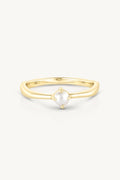 June Pearl Gold Birthstone Ring - Gold - image 1