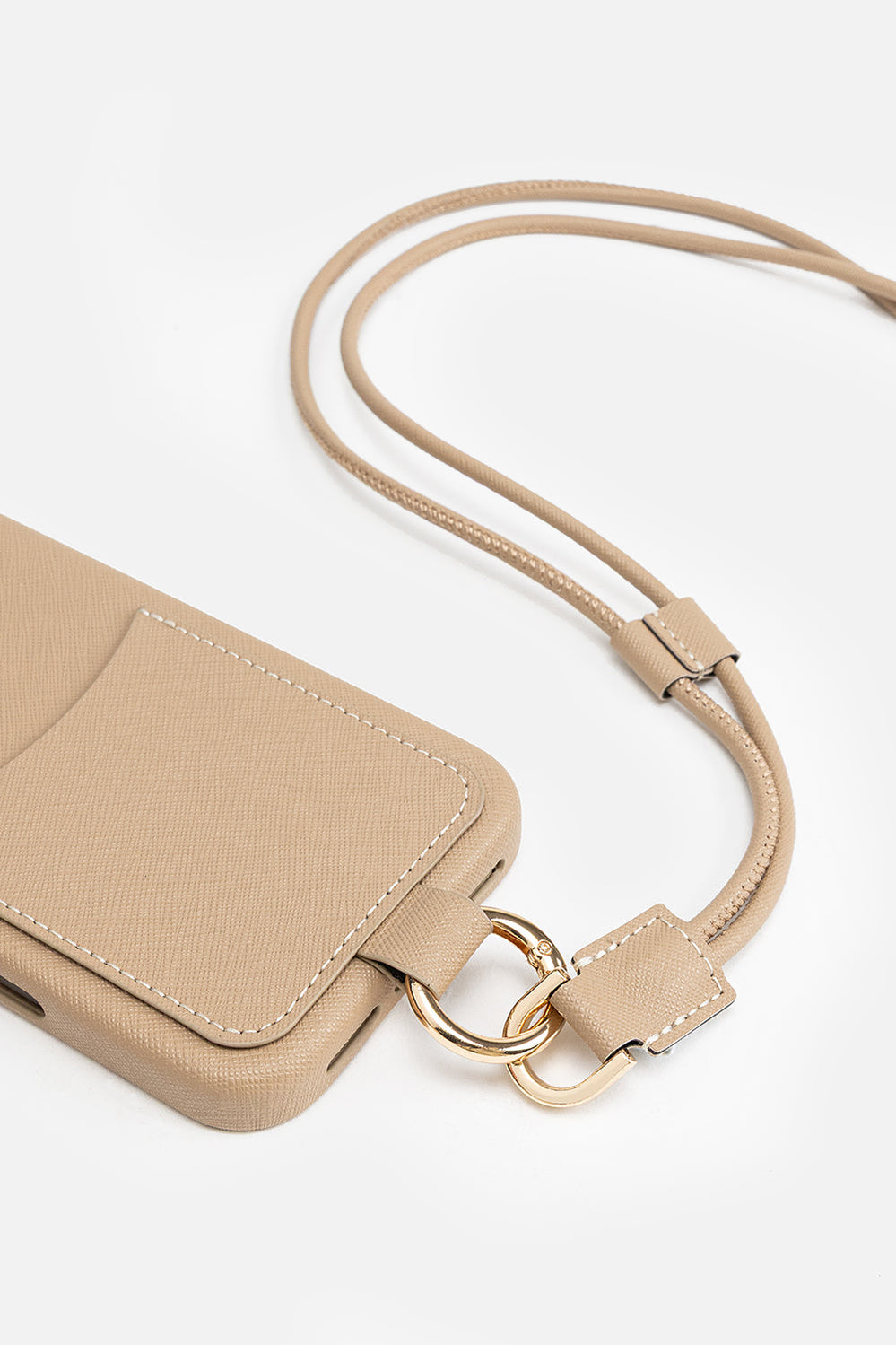 Iphone Case With Strap - 16 Pro Max - Latte - image 2