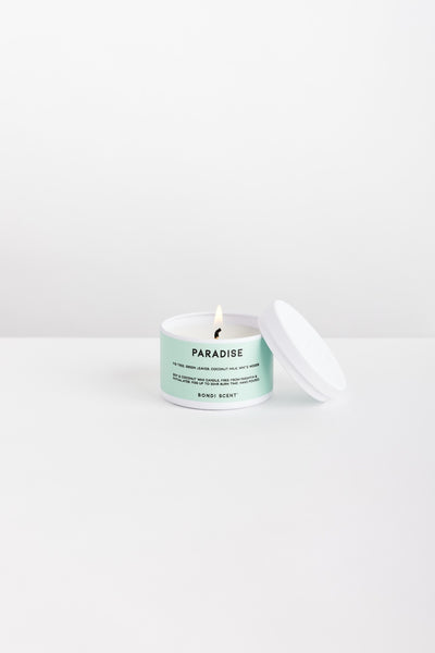 Paradise - Candle Tin - White - image 1