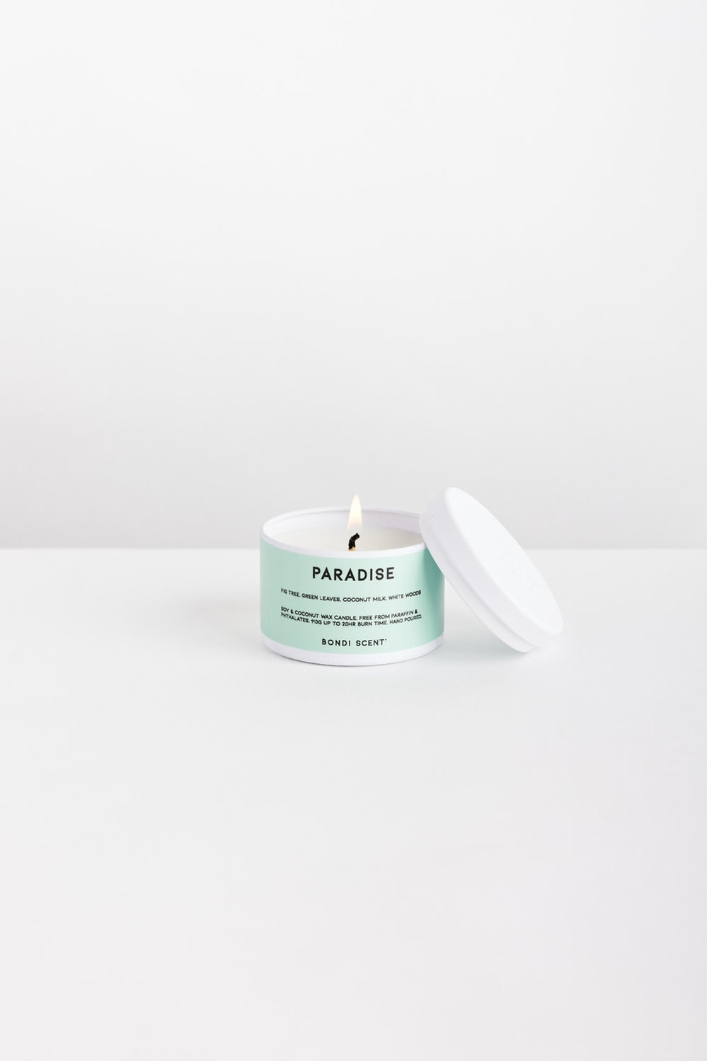 Paradise - Candle Tin - White - image 1