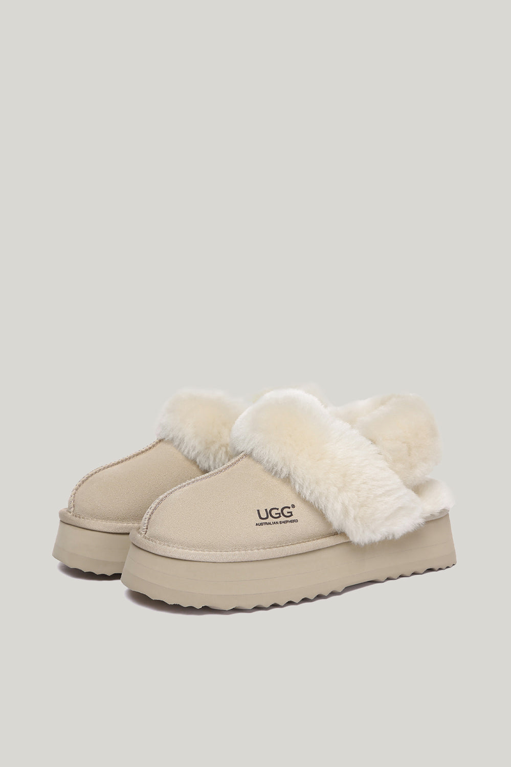 Musa Platform Slippers - Sand - image 4