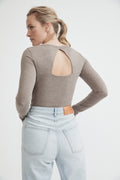 Crew Back Detail Bodysuit