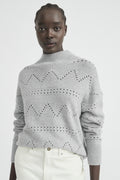Pointelle Detail Knit