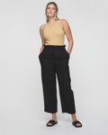 Waist Detail Linen Pant