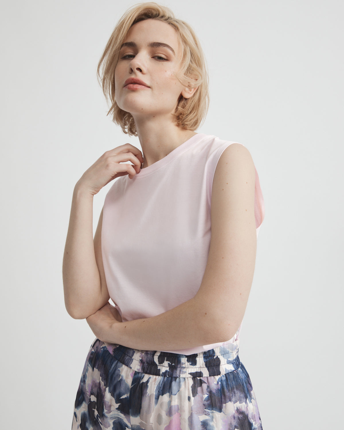 Mercerised Cotton Tank