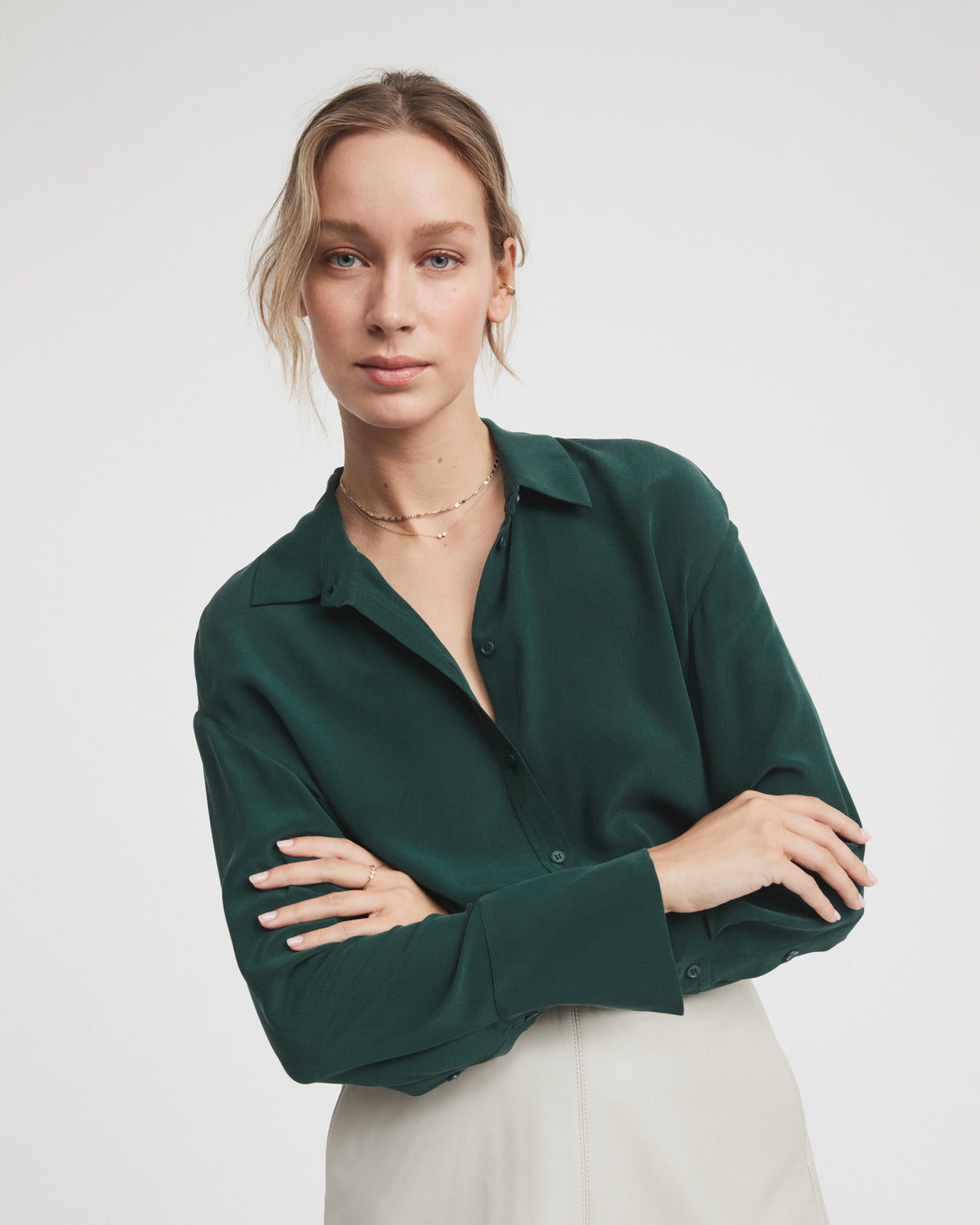 Relaxed Silk Shirt