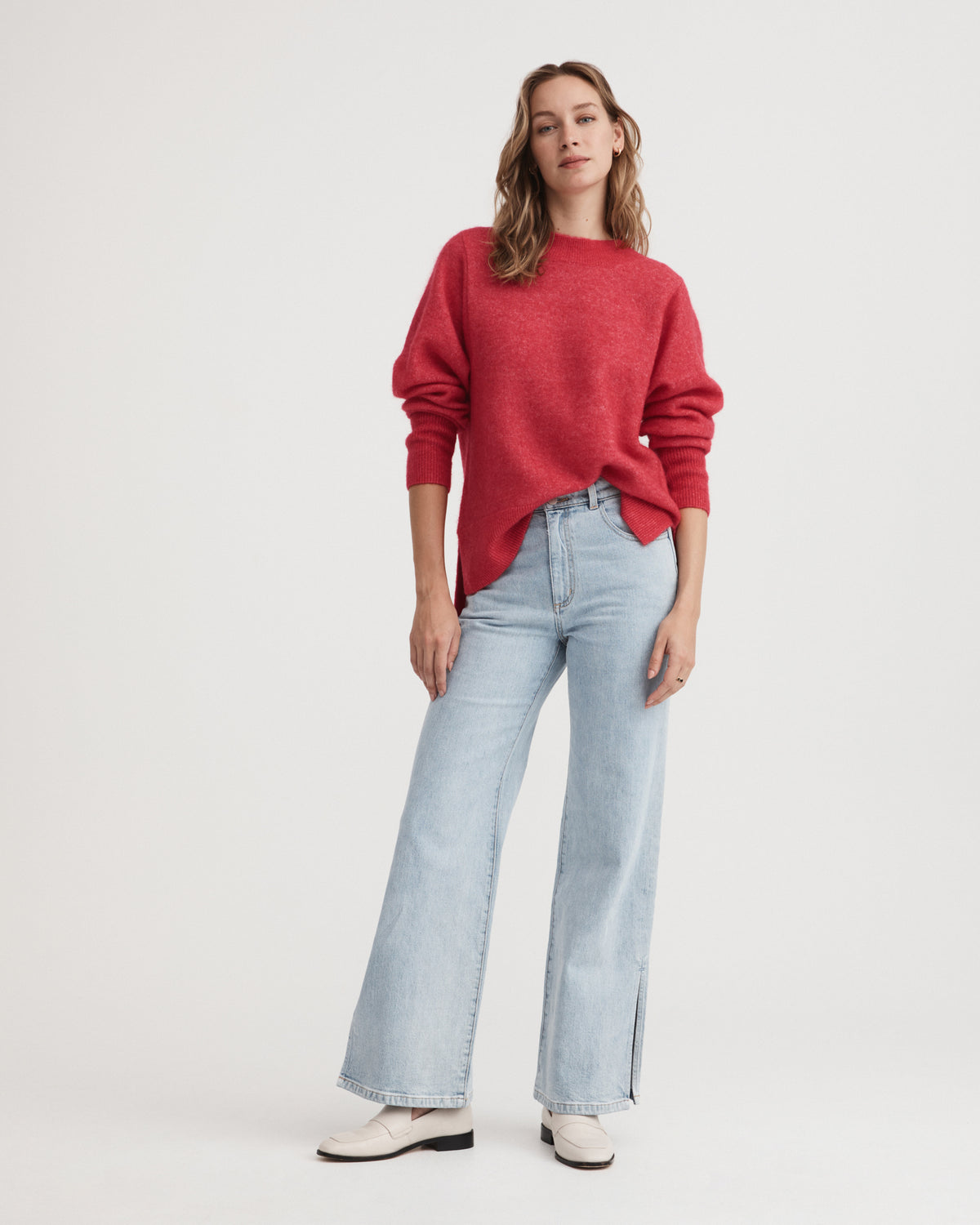 Crew Neck Lofty Knit