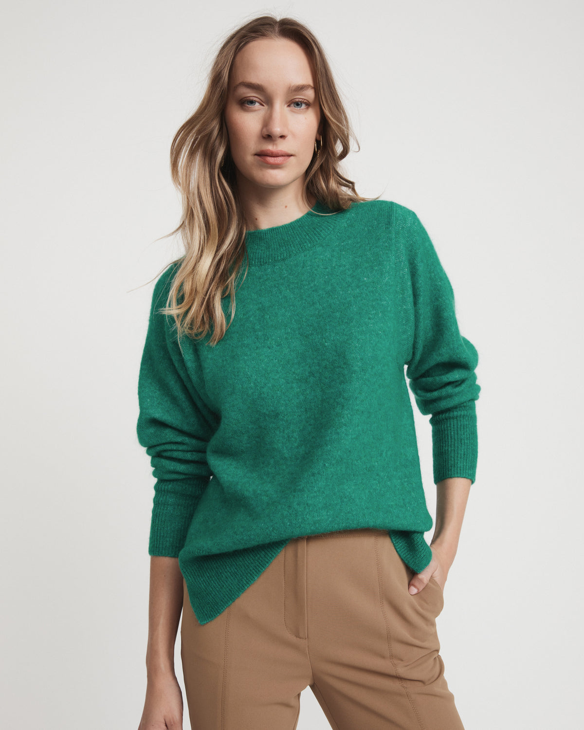 Crew Neck Lofty Knit