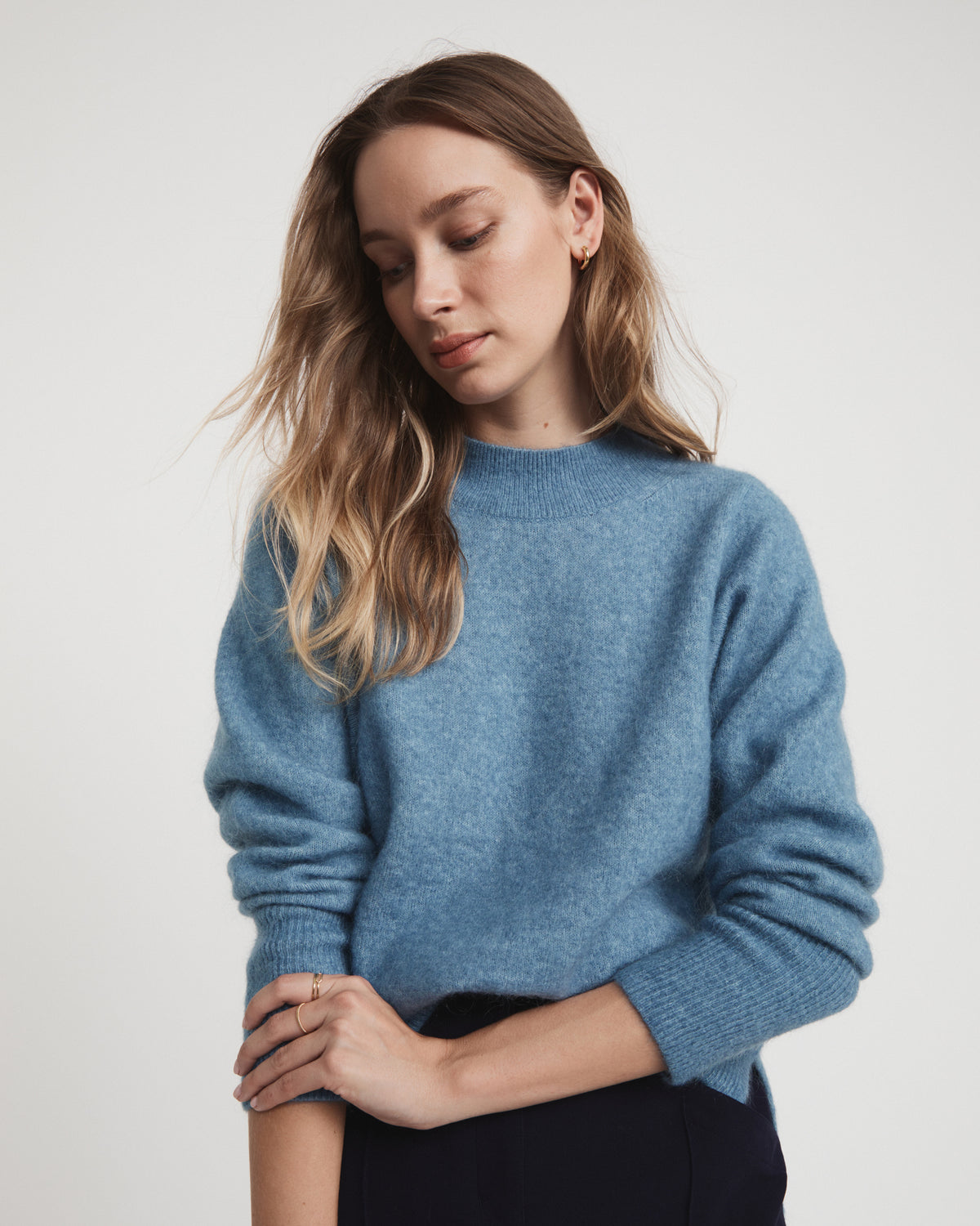 Crew Neck Lofty Knit