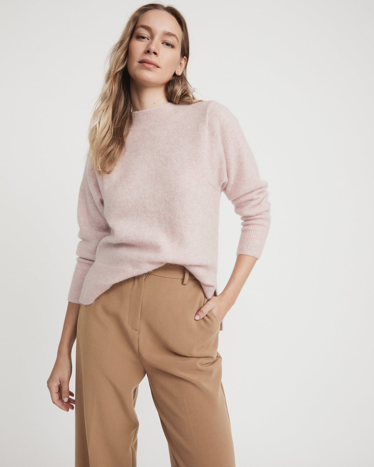 Crew Neck Lofty Knit