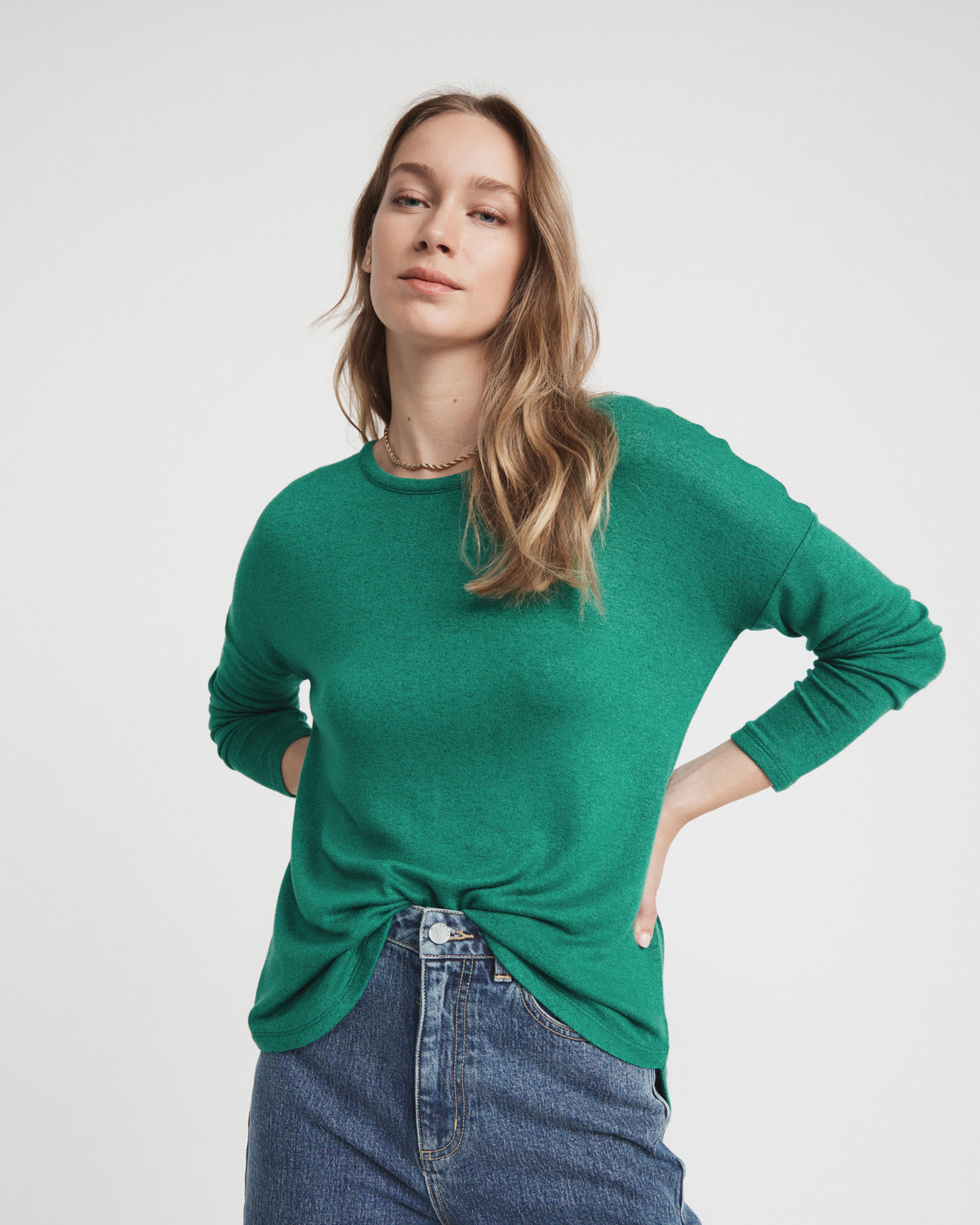 Drop Shoulder Long Sleeve