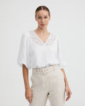 Lace Insert Blouse