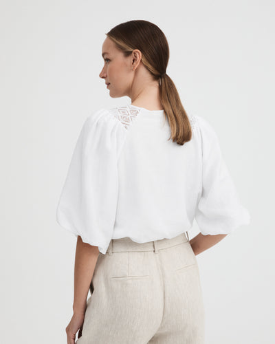 Lace Insert Blouse