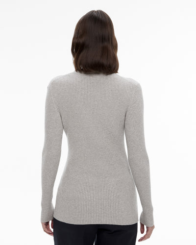 Wool Blend Knit Cardigan