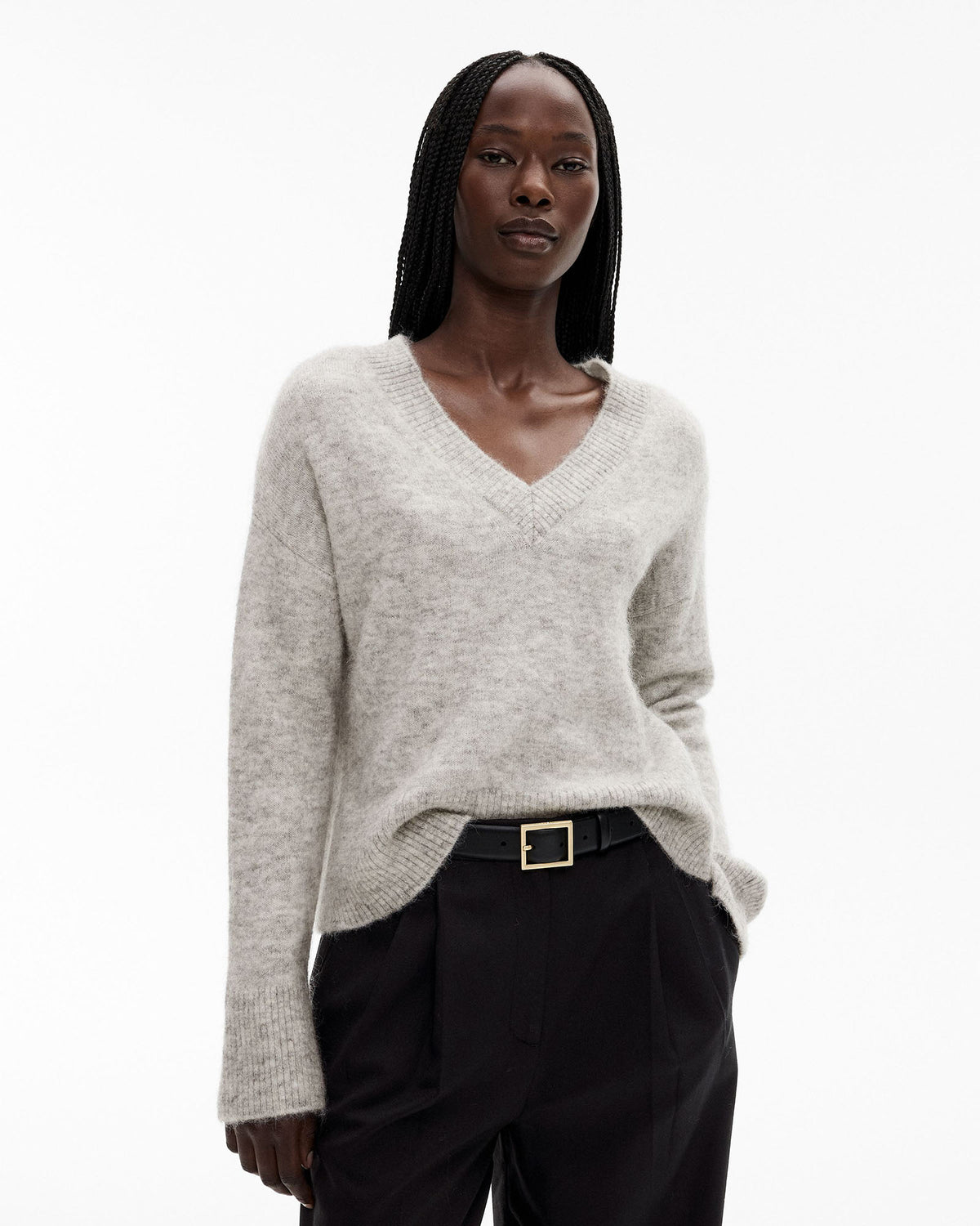 Tactile V Neck Knit