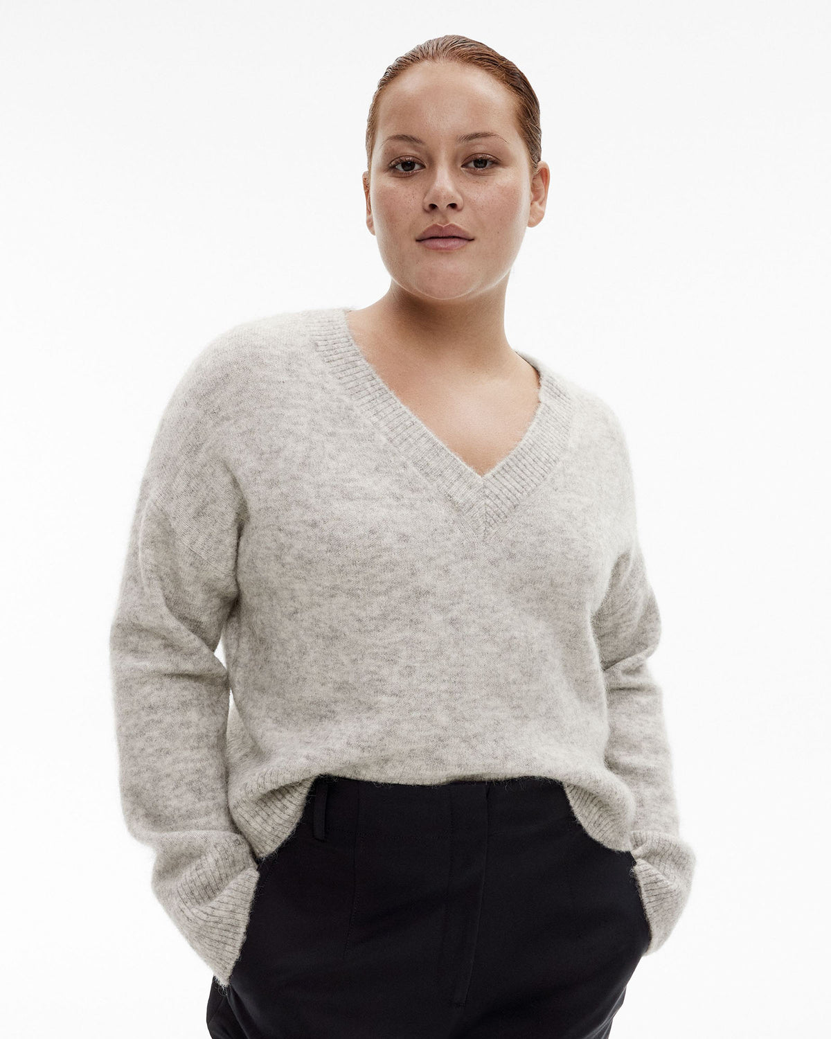 Tactile V Neck Knit