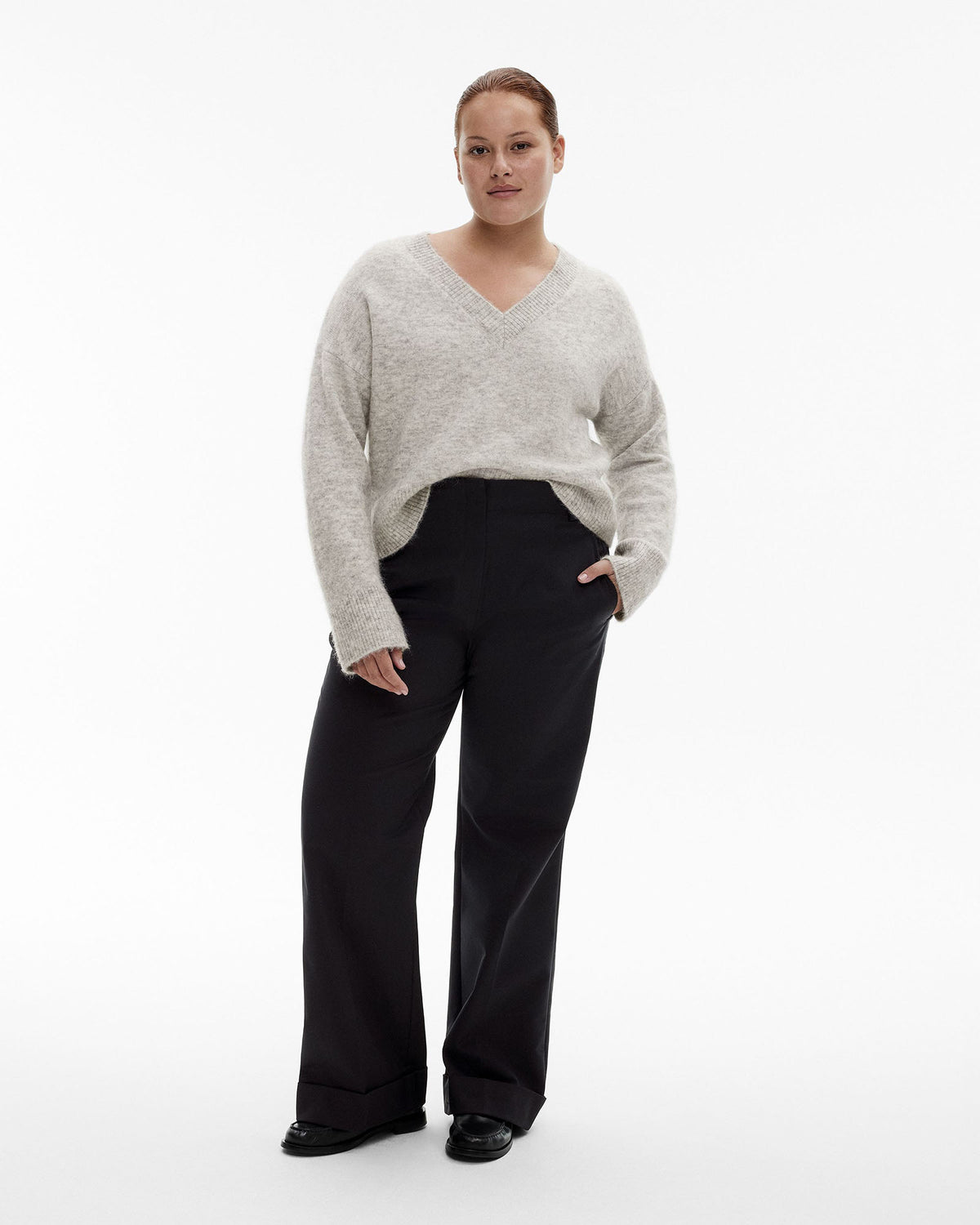 Tactile V Neck Knit