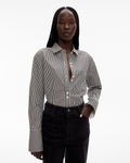 Cotton Stripe Relaxed Shirt