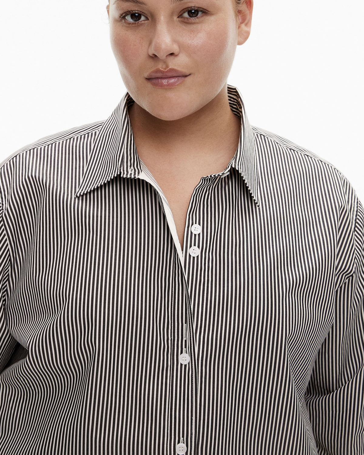 Cotton Stripe Relaxed Shirt