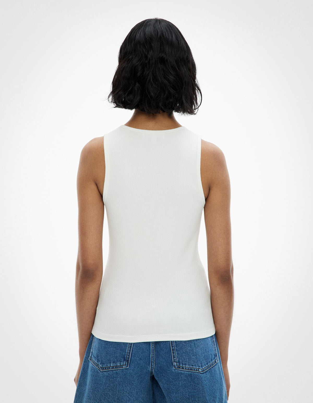 Scoop Rib Tank Top