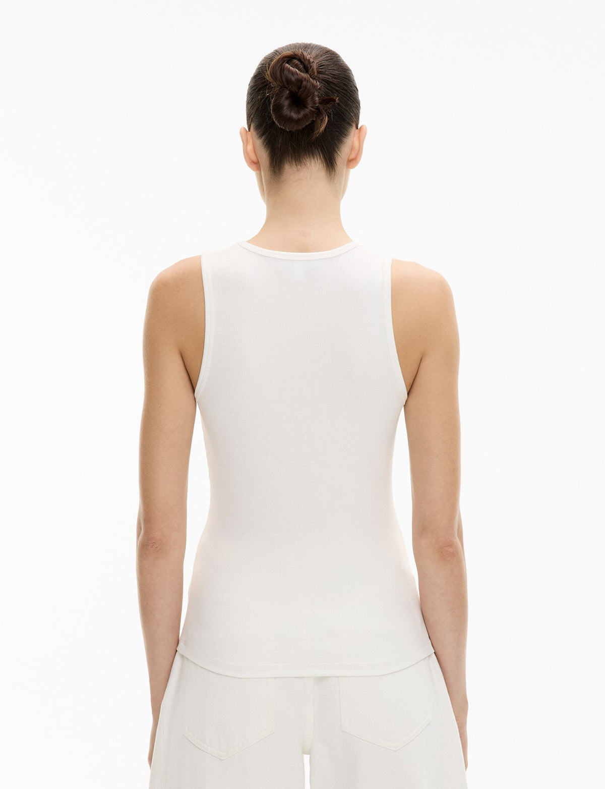Scoop Rib Tank Top