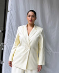 Linen Double-Breasted Blazer