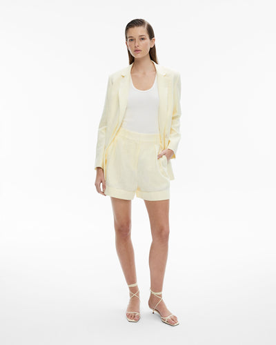 Linen Pleat Short