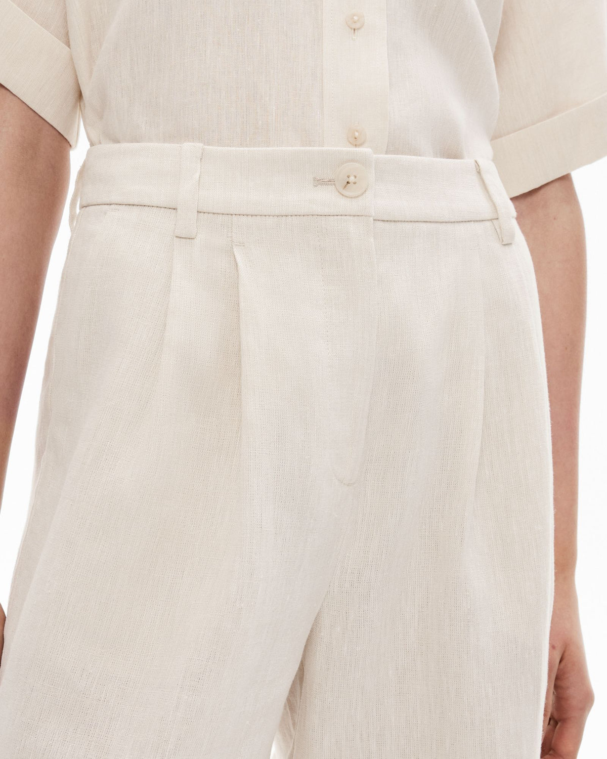 Linen Pleat Pant