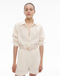 Linen Split Detail Shirt