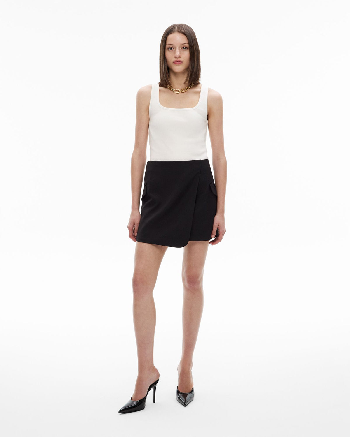 Wrap Mini Skirt