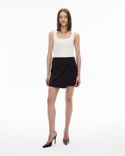 Wrap Mini Skirt