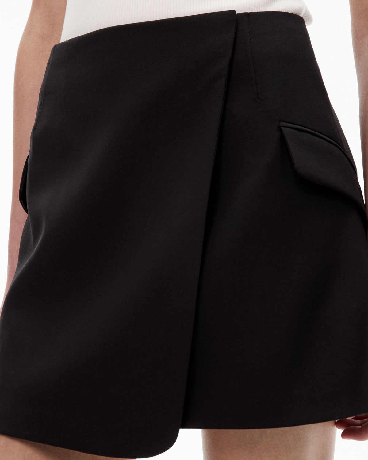 Wrap Mini Skirt