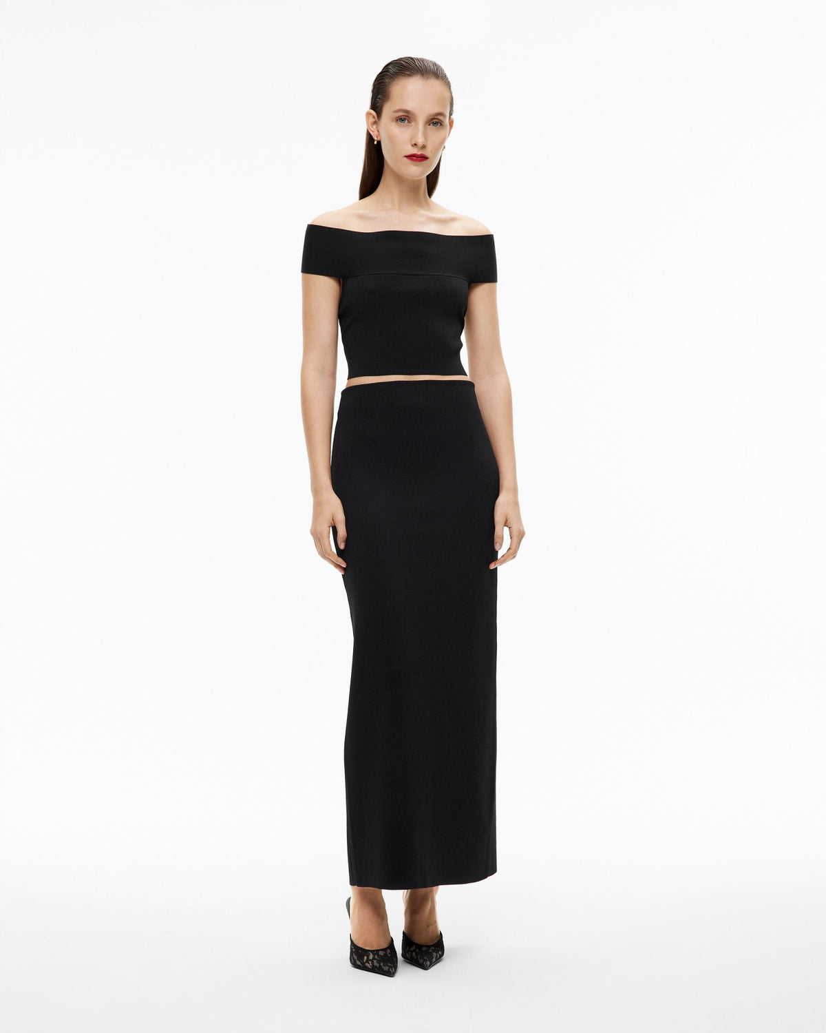 Maxi Slim Knit Skirt