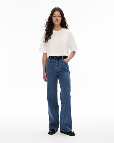 Crew Neck Crop T-Shirt
