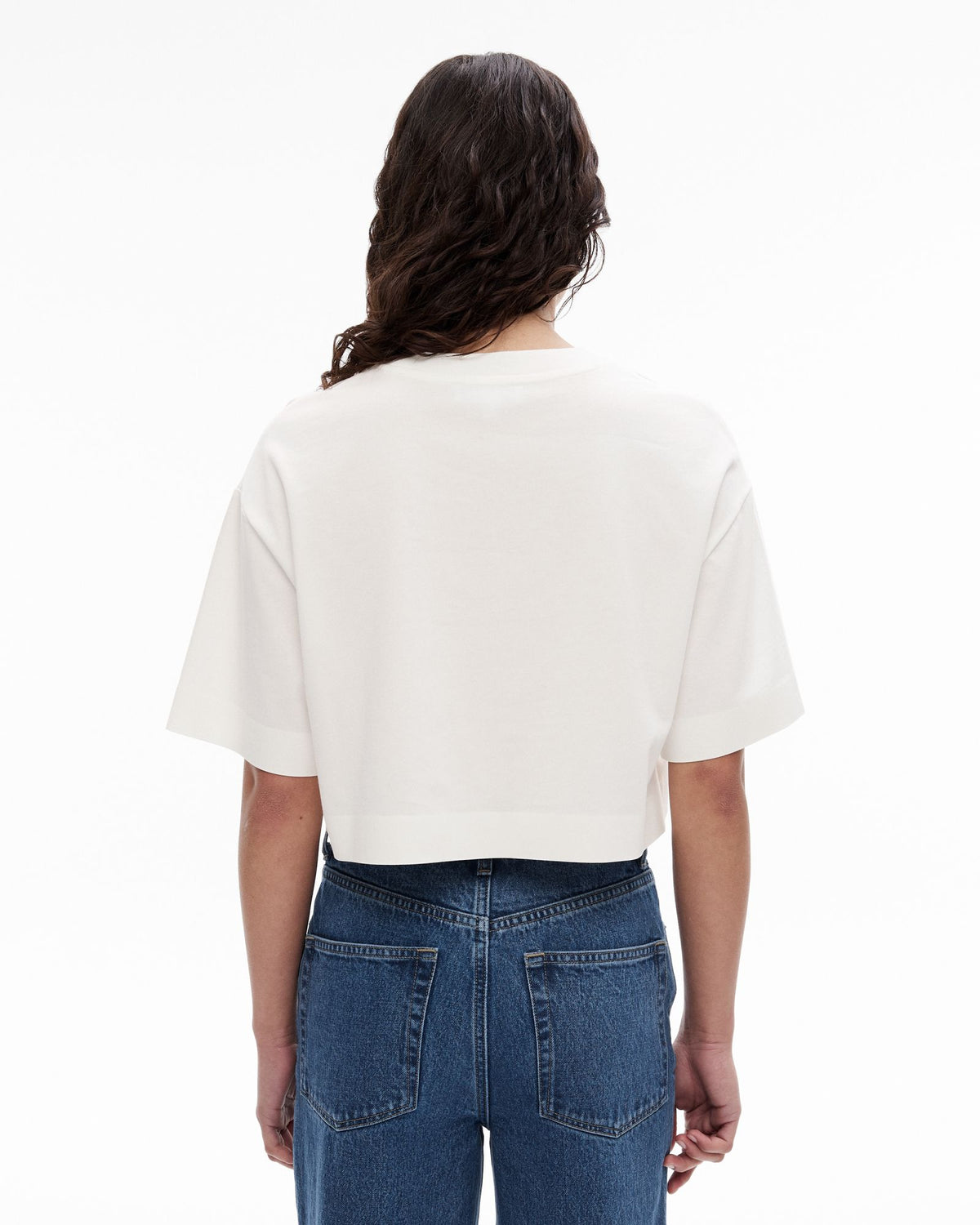 Crew Neck Crop T-Shirt
