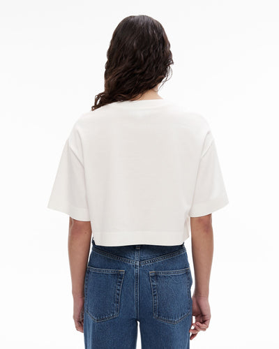 Crew Neck Crop T-Shirt