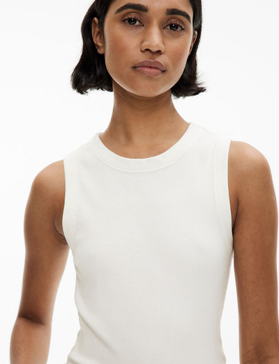 Crew Neck Rib Tank